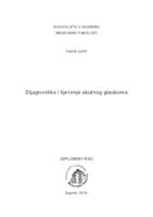 prikaz prve stranice dokumenta Dijagnostika i liječenje akutnog glaukoma