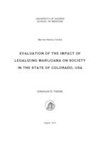 prikaz prve stranice dokumenta Evaluation of the imapct of legalizing marijuana on society in the state of Colorado, USA