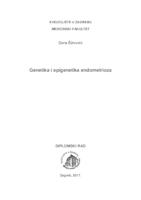 prikaz prve stranice dokumenta Genetika i epigenetika endometrioza