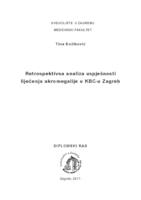 prikaz prve stranice dokumenta Retrospektivna analiza uspješnosti liječenja akromegalije u KBC-u Zagreb