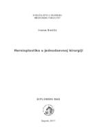 prikaz prve stranice dokumenta Hernioplastika u jednodnevnoj kirurgiji