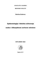 prikaz prve stranice dokumenta Epidemiologija i klinička očitovanja osoba s bikuspidnom aortnom valvulom