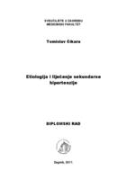 prikaz prve stranice dokumenta Etiologija i liječenje sekundarne hipertenzije