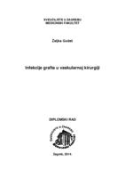 prikaz prve stranice dokumenta Infekcije grafta u vaskularnoj kirurgiji