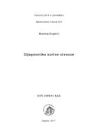 prikaz prve stranice dokumenta Dijagnostika aortne stenoze
