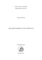 prikaz prve stranice dokumenta Liječenje hepatitisa C bez interferona