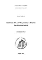 prikaz prve stranice dokumenta Izraženost DVL2 i DVL3 proteina u difuznim karcinomima želuca