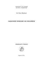 prikaz prve stranice dokumenta Gaucher disease in children