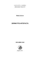 prikaz prve stranice dokumenta Dermatitis artefacta