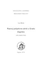 prikaz prve stranice dokumenta Razvoj palijativne skrbi u Gradu Zagrebu
