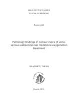 prikaz prve stranice dokumenta Pathology findings in nonsurvivors of veno-venous extracorporeal membrane oxygenation treatment