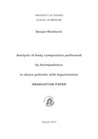prikaz prve stranice dokumenta Analysis of body composition performed by bioimpedance in obese patients with hypertension