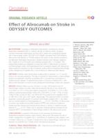 prikaz prve stranice dokumenta Effect of Alirocumab on Stroke in ODYSSEY OUTCOMES
