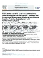 prikaz prve stranice dokumenta International Society of Cardiovascular Infectious Diseases Guidelines for the Diagnosis, Treatment and Prevention of Disseminated Mycobacterium chimaera Infection Following Cardiac Surgery with Cardiopulmonary Bypass