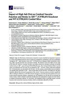 prikaz prve stranice dokumenta Impact of High Salt Diet on Cerebral Vascular Function and Stroke in Tff3−/−/C57BL/6N Knockout and WT (C57BL/6N) Control Mice