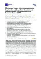 prikaz prve stranice dokumenta Association of NLRP1 Coding Polymorphism with Lung Function and Serum IL-1β Concentration in Patients Diagnosed with Chronic Obstructive Pulmonary Disease (COPD)