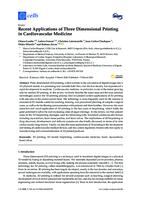 prikaz prve stranice dokumenta Recent Applications of Three Dimensional Printing in Cardiovascular Medicine