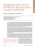 prikaz prve stranice dokumenta Earthquake in the time of COVID-19: The story from Croatia (CroVID-20)