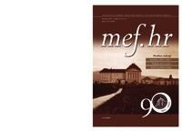 prikaz prve stranice dokumenta mef.hr (tema broja: Spomenica 2003.–2007.)