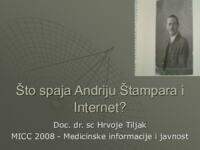 prikaz prve stranice dokumenta Što spaja Andriju Štampara i internet?