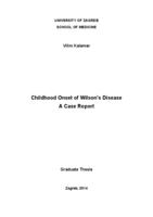 prikaz prve stranice dokumenta Childhood onset of Wilson's disease