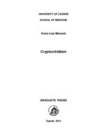 prikaz prve stranice dokumenta Cryptorchidism