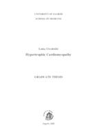 prikaz prve stranice dokumenta Hypertrophic cardiomyopathy
