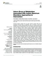 prikaz prve stranice dokumenta Inborn Errors of Metabolism Associated With Autism Spectrum Disorders: Approaches to Intervention