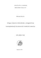 prikaz prve stranice dokumenta Uloga crijevne mikrobiote u alogeničnoj transplantaciji krvotvornih matičnih stanica