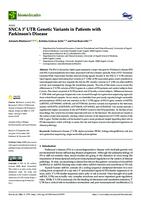 prikaz prve stranice dokumenta SNCA 3′ UTR Genetic Variants in Patients with Parkinson’s Disease