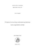 prikaz prve stranice dokumenta Primjena hormonskog nadomjesnog liječenja kod urogenitalne atrofije