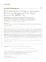 prikaz prve stranice dokumenta Aortic Valve Replacement Versus Conservative Treatment in Asymptomatic Severe Aortic Stenosis: The AVATAR Trial