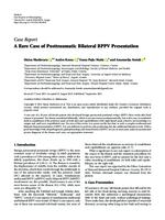 prikaz prve stranice dokumenta A Rare Case of Posttraumatic Bilateral BPPV Presentation