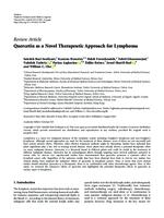 prikaz prve stranice dokumenta Quercetin as a Novel Therapeutic Approach for Lymphoma