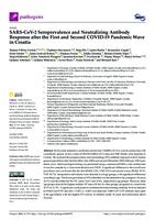 prikaz prve stranice dokumenta SARS-CoV-2 Seroprevalence and Neutralizing Antibody Response after the First and Second COVID-19 Pandemic Wave in Croatia