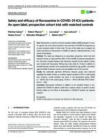 prikaz prve stranice dokumenta Safety and efficacy of fluvoxamine in COVID‐19 ICU patients: An open label, prospective cohort trial with matched controls
