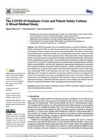 prikaz prve stranice dokumenta The COVID-19 Pandemic Crisis and Patient Safety Culture: A Mixed-Method Study