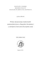 prikaz prve stranice dokumenta Prikaz obrazovanja medicinskih sestara/tehničara u Republici Hrvatskoj i zemljama članicama Europske unije