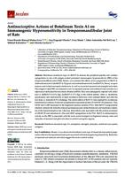 prikaz prve stranice dokumenta Antinociceptive Actions of Botulinum Toxin A1 on Immunogenic Hypersensitivity in Temporomandibular Joint of Rats
