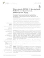 prikaz prve stranice dokumenta Statin Use in COVID-19 Hospitalized Patients and Outcomes: A Retrospective Study
