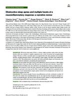 prikaz prve stranice dokumenta Obstructive sleep apnea and multiple facets of a neuroinflammatory response: a narrative review