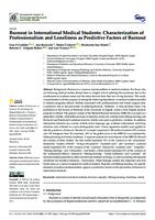 prikaz prve stranice dokumenta Burnout in International Medical Students: Characterization of Professionalism and Loneliness as Predictive Factors of Burnout