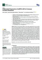 prikaz prve stranice dokumenta Differential Expression of miRNA-223 in Coronary In-Stent Restenosis