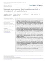 prikaz prve stranice dokumenta Diagnostic performance of digital breast tomosynthesis in female patients with nipple discharge