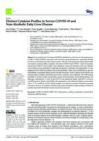 prikaz prve stranice dokumenta Distinct Cytokine Profiles in Severe COVID-19 and Non-Alcoholic Fatty Liver Disease