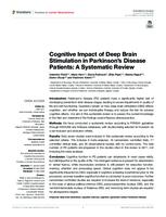 prikaz prve stranice dokumenta Cognitive Impact of Deep Brain Stimulation in Parkinson’s Disease Patients: A Systematic Review