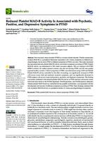 prikaz prve stranice dokumenta Reduced Platelet MAO-B Activity Is Associated with Psychotic, Positive, and Depressive Symptoms in PTSD