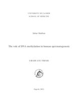 prikaz prve stranice dokumenta The role of DNA methylation in human spermatogenesis