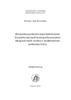 prikaz prve stranice dokumenta Dinamika prokuživanja bakterijom Coxiella burnetii kod profesionalno eksponiranih osoba u endemskom području Istre