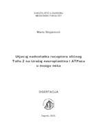 prikaz prve stranice dokumenta Utjecaj nedostatka receptora sličnog Tollu 2 na izražaj neuroplastina i ATPaza u mozgu miša